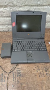 Apple PowerBook Duo 280 W/ Power Supply FOR PARTS OR REPAIR ONLY Screen Flickers - Afbeelding 1 van 8