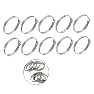 Secure and Reliable Stainless Steel Clamp Clips for Drive Shafts Pack of 10 - Picture 1 of 22