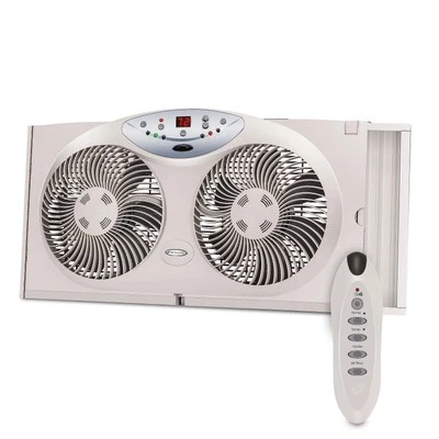 Thin Window Fan with Manual Controls for Effective Airflow - Image 1 of 4