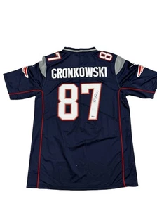 NFL JERSEY Rob Gronkowski Signed Autographed New England Patriots BAS COA - Picture 1 of 8
