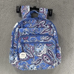 NEW Blue Vera Bradley X Disney Cinderella Paisley XL Campus Backpack NWT -2 - Picture 1 of 14