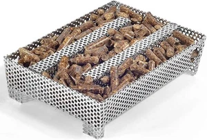 5" x 8" Pellet Smoker Tray 12 Hours of Billowing Smoke, Box for Silver - Picture 1 of 7