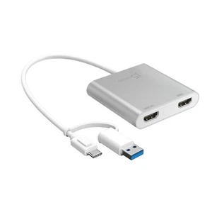 USB-C to Dual HDMI Multi-Monitor Adapter with USB Type-A convertor | 4K + 2K ... - Picture 1 of 7