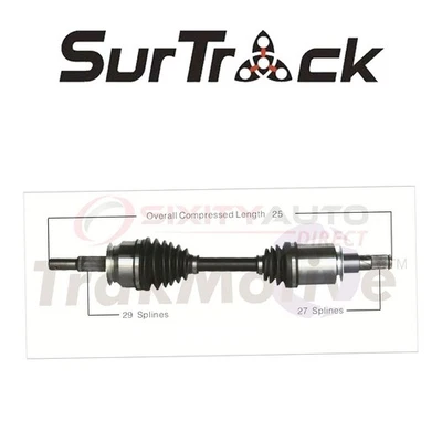 SurTrack CV Axle Shaft for 2005-2015 Nissan Xterra 2.5L 4.0L L4 V6 - wb Foto 1 de 4