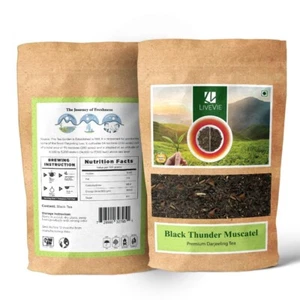 Premium Darjeeling Black Thunder Muscatel Tea, Handpicked Second Flush, 3.5oz - Picture 1 of 6