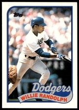 1989 Topps Willie Randolph #100T Los Angeles Dodgers