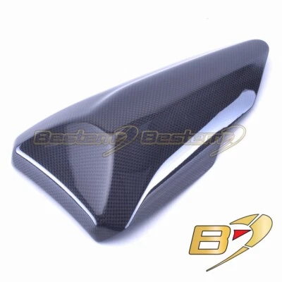 Cubierta de asiento de pasajero de fibra de carbono para Ducati 959 1299 Panigale panel de capucha trasera solo Foto 1 de 4