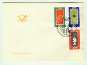 Germany DDR 1969 (July 29) Knight, Bicycle Wheel, Volleyball FDC Cover - Picture 1 of 3