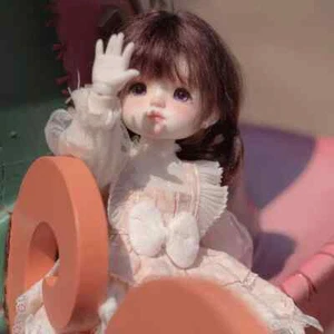 1/6 BJD Doll SD Resin Joint Eyes Face Makeup Cute Baby Girl Doll Bare Doll Gift - Picture 1 of 5
