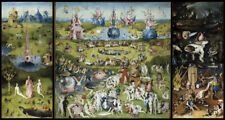 Huge!! 80cmX150cm -Bosch - The Garden of Earthly Delights- Canvas Print Unframed