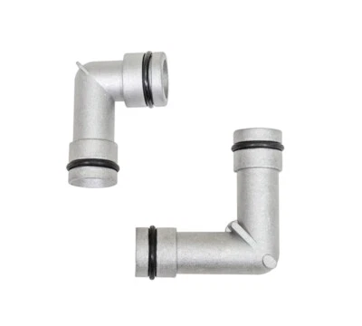 ZZPerformance HVAC Heater Hose Connector Aluminum Coolant Elbows 3.8L GM 3800 - Image 1 of 4