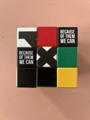 Because of them we can Rare Rubik’s Cube Black History BOTWC Foto 1 de 4