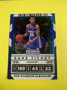 2020 PANINI CONTENDERS SHAI GILGEOUS-ALEXANDER GREEN GAME TICKET ~ #39 - Picture 1 of 1