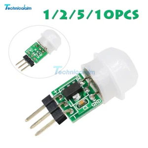 1/2/5/10PCS PIR Motion Body Human Sensor AM312 IR Infrared Pyroelectric Detector - Bild 1 von 36