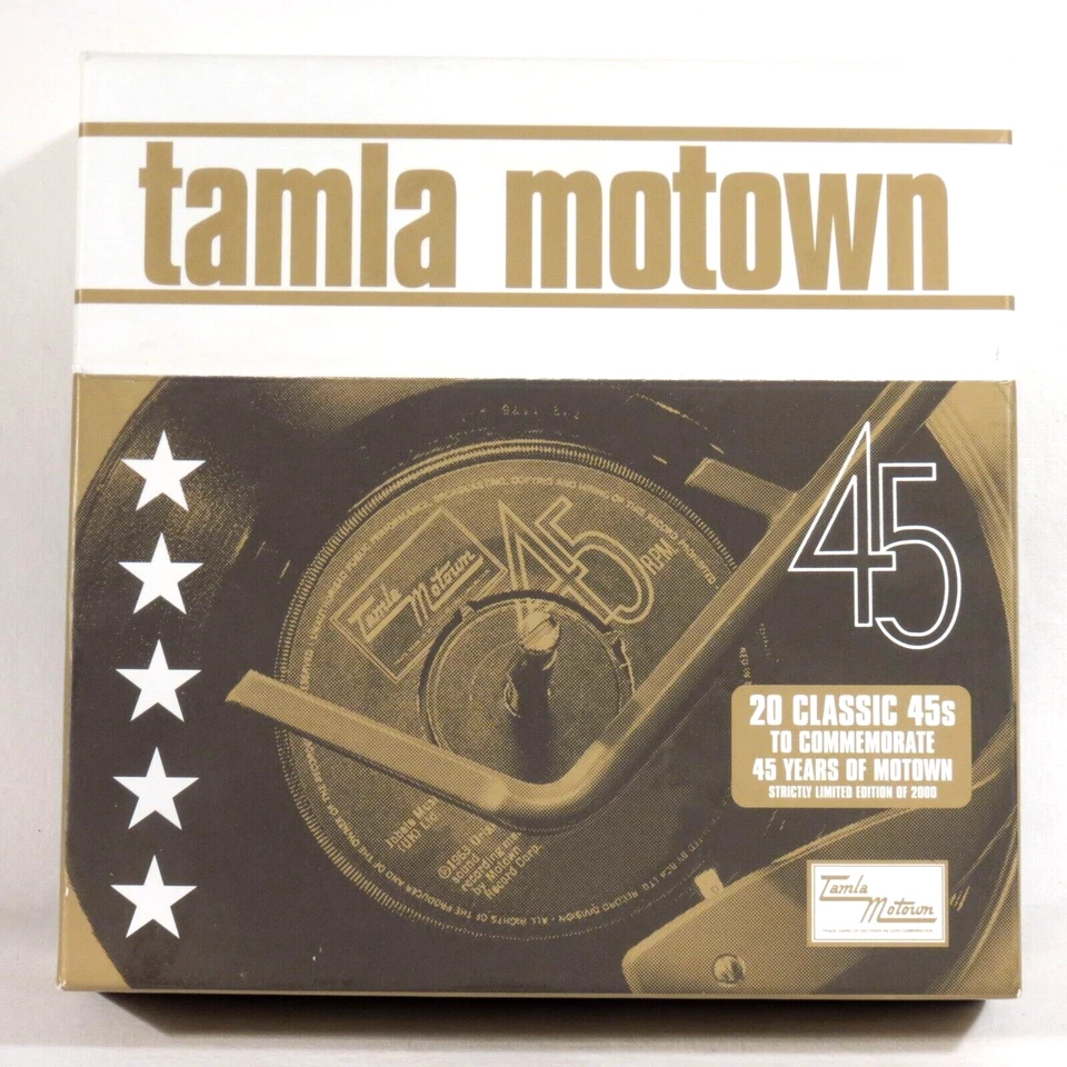 VARIOUS - Tamla Motown 45   2004 UK Box Set of 20 x 7" vinyl singles NM/M - Image 1 of 4