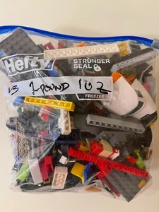 LEGOS Bricks Parts and Pieces Clean Genuine - 2 lbs 10 oz Grab Bag - Picture 1 of 1