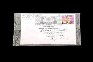 1993 FIRST DAY OF ISSUE STAMP ELVIS PRESLEY LIMITED EDITION FDC - Picture 1 of 4