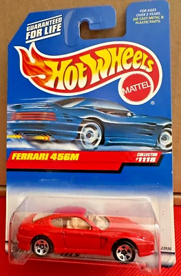 Hot Wheels Ferrari 456M - 1999 1st ed. #1118 - Red W/ Official License Sticker - Image 1 of 4