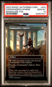 2023 MTG Magic the Gathering Commander Masters Foil Commander's Sphere PSA 10 - Bild 1 von 4