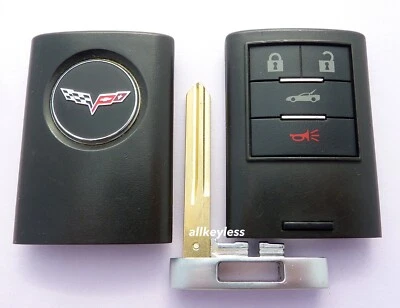OEM 2008-2013 CHEVROLET CORVETTE keyless entry remote fob DRIVER 2 +NEW KEY - Изображение 1 из 4
