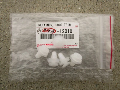 84 - 89 TOYOTA 4RUNNER INTERIOR DOOR PANEL TRIM RETAINER CLIP QTY 5 OEM NEW - Image 1 of 2