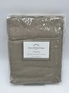 Pottery Barn Foundations Linen Silk Blend 3 in 1 Pole Top 50” x 84”.        H5 - Picture 1 of 5