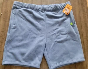 Carhartt Men's Fleece Midweight Relaxed Fit Shorts BS5840-M Light Blue Size XXL - Picture 1 of 10