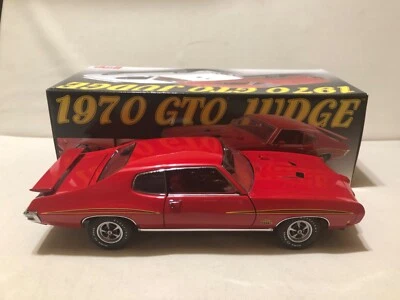 GTO JUDGE 1970 PONTIAC RED  HARD TOP  1-18 RARE GMP 1/500 L@@K #G1801217 dtd - Image 1 of 4