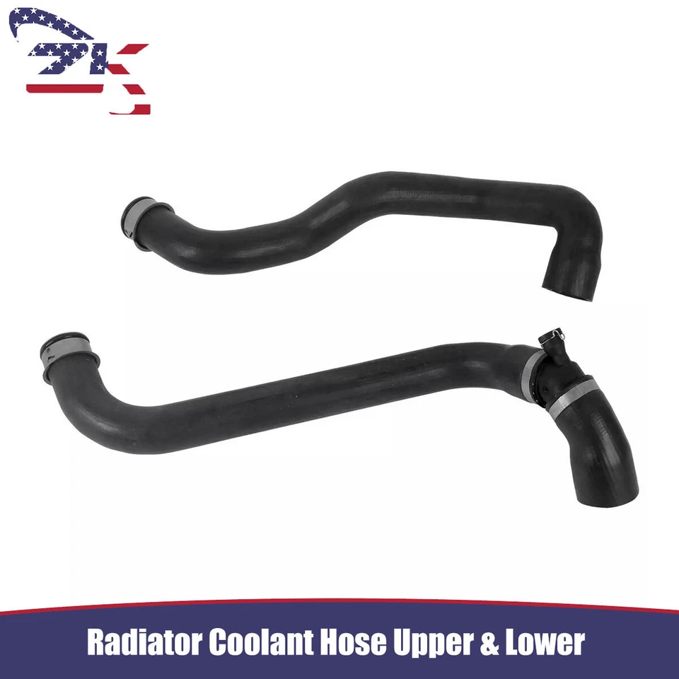 2Pcs Radiator Coolant Hose Upper & Lower For Mercedes Benz E320 2003-2005 3.2L - Image 1 of 4