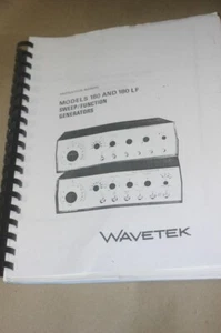 Wavetek 180/180LF Sweep Function Generator Instruction Operating Manual - Picture 1 of 1