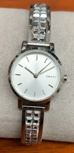DKNY NY2277 Soho Silver Dial Stainless Steel Bangle Bracelet Women's Watch - Picture 1 of 1