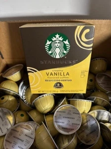 Café cremoso de vainilla Starbucks Nespresso Vertuo 120 cápsulas a granel/suelto 7,77 oz - Imagen 1 de 3