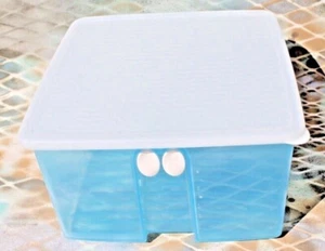 Contenedor de almacenamiento de ventilación inteligente para refrigerador Tupperware azul transparente 18,5 C, nuevo de stock - Imagen 1 de 9