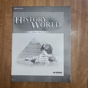 Abeka History Of The World Teacher Quiz Key Fifth Edition 7th Grade - Picture 1 of 4