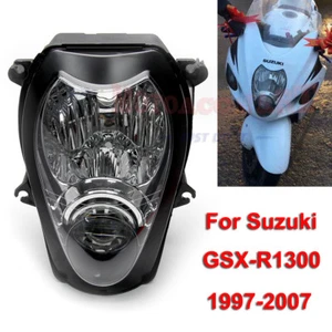 Headlight Lamp Assembly Housing For Suzuki Hayabusa GSXR1300 GSX1300R 1999-2007 - Picture 1 of 12