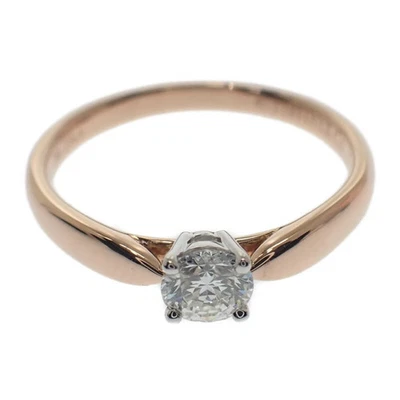 Anillo Tiffany Co Harmony Diamante Oro Rosa 18 K Talla (Estados Unidos) 5.5-5.75 Joyería #01039 Foto 1 de 4
