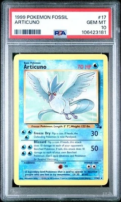 1999 POKEMON FOSSIL #17 ARTICUNO - Image 1 of 2
