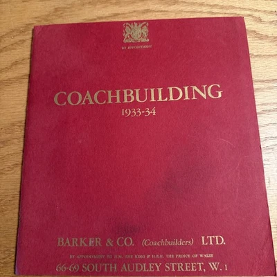 Rolls Royce 1933-34 Coachbuilding - Barker & Co. (Coachbuilders) LTD - Image 1 of 4