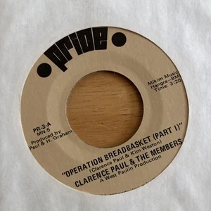 CLARENCE PAUL & The Members Operation Breadbasket 45 Pride VG+/VG++ - Picture 1 of 2