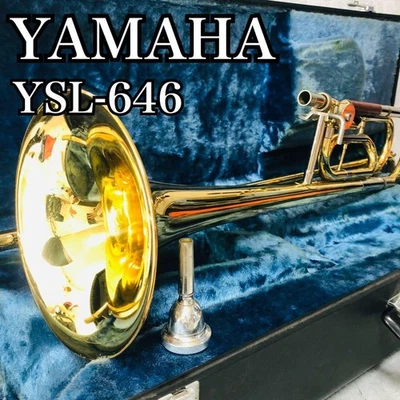 Yamaha YSL-646 Tenor Bass Trombone B /F Yellow Brass - Image 1 of 4