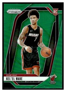 2024-25 Panini Prizm Prizms Green 248 Kel'el Ware Miami Heat - Bild 1 von 2
