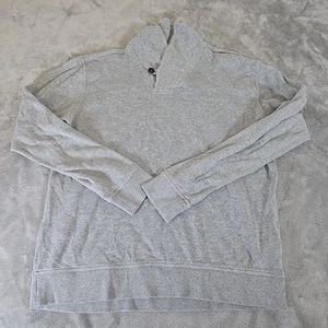 Tommy Hilfiger Pullover Herren XL grau Schalkragen Langarm Strick Preppy Freizeit - Bild 1 von 6