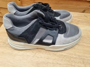 Mallet Marquess Mens Grey & Black Trainers Size 8 - Picture 1 of 9