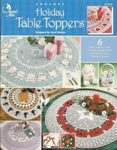 Holiday Table Toppers Carol Decker Crochet Instruction Pattern Book AA873352 NEW - Picture 1 of 2