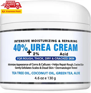 Urea Cream for Feet and Hands - 40% Urea Cream+ 2% Salicylic Acid for Maximum Mo - Picture 1 of 7