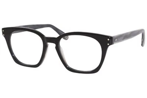 Gucci GG0572O 009 Eyeglasses Men's Black/Grey Horn Full Rim Optical Frame 50mm - Picture 1 of 5