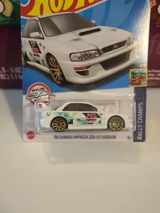 Hot Wheels 2022 Rally Champs 4/5 Subaru Impreza 22B STi-Version Treasure Hunt - Picture 1 of 5