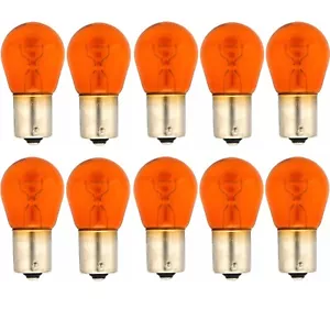 Sylvania Basic 7507 PY21W 21W Ten Bulbs Rear Turn Signal Replacement Stock Lamp - Picture 1 of 8