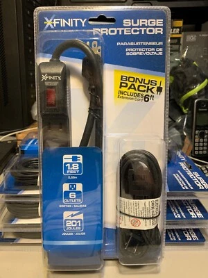 Ultra Xfinity Surge Protector And Extension Cord Kit - 6 Outlets - Image 1 of 2