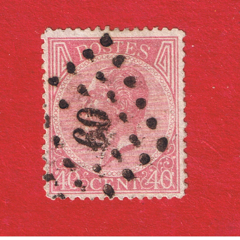 Belgium #21  VF+ used  Leopold l   Free S/H - Image 1 of 1